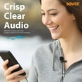 thumbnail image 4 of Bower Professional Lavalier Lapel Microphone Omnidirectional Condenser 3.5mm Mic for iPhone Android Smartphone, Recording Mic for YouTube, Interview, Video, 4 of 7