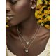 thumbnail image 4 of Collar con colgante de longitud ajustable para mujer, joyería de moda, 4 of 5