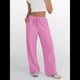 thumbnail image 5 of Pantalones Deportivos de Pierna para Mujer, de Cintura Alta, Holgados, con Cordón y Bolsillos Rosa XL, 5 of 8