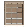 thumbnail image 5 of SalonMore 69" Closet Storage Clothes Wardrobe Rack with Shelves,Beige, 5 of 7