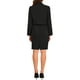 thumbnail image 3 of Conjuntos de traje de blazers de negocios para mujeres, blazers de manga larga casual y vestidos sin mangas, atuendos de trabajo para oficina en negro, 3 of 6