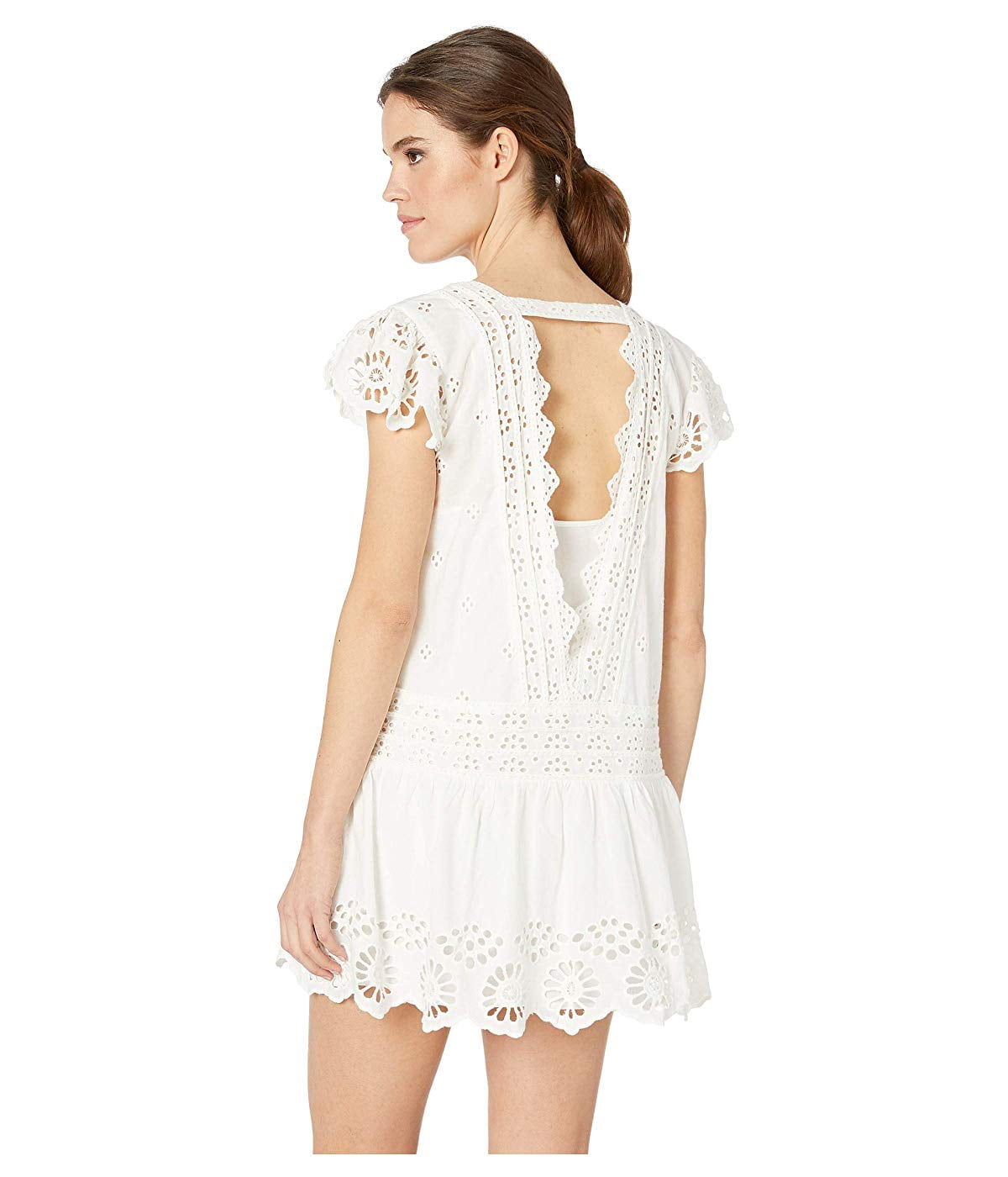 free people esperanza eyelet mini dress