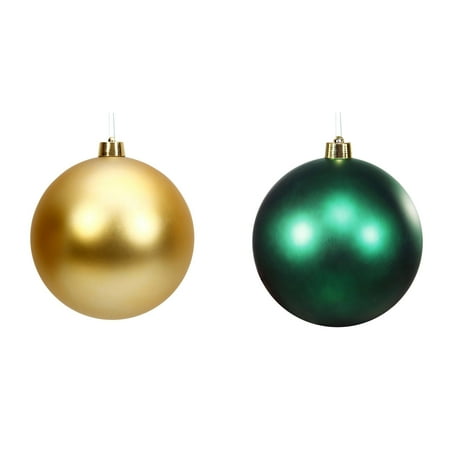 

8 Inches Shatterproof Large Candy Gold Christmas Decoration Christmas Holiday Decoration To Create A Holiday Atmosphere Hearse Ornament Garland Glam Decorations for Home Wooden Garland Thick Garland