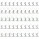 thumbnail image 2 of Moyic Paquete de 50 sujetadores de cabeza de plástico para cortinas de sofá con pasador giratorio Almacenamiento y organización del hogar Moyic HA061499-00B, 2 of 6