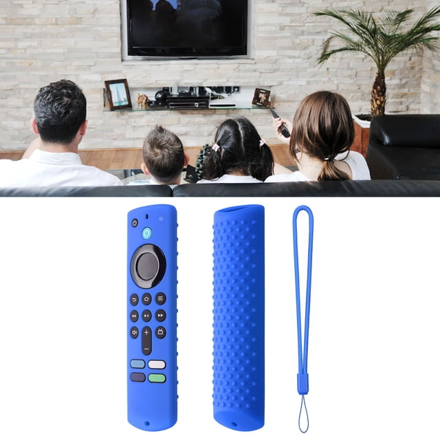 Funda Protectora para Mando A Distancia, Funda Protectora de Silicona, Funda Para Mando A Distancia Con Correa de Mano, Funda A Prueba de Golpes, Funda Para Mando A Distancia de TV