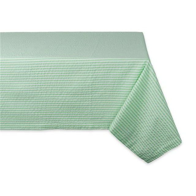 Design Imports CAMZ38946 60 x 84 Po Nappe Seersucker Vert Clair