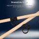 thumbnail image 3 of Drumstick Grips with Finger Ring for Drum Control, 2pcs Silicone Drumstick Holders for 5A/5B/7A/7B Sticks, 3 of 4