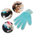 thumbnail image 4 of Guante de aseo para mascotas de cinco dedos Unique Bargains 1 Pc para baño Tienda de mascotas Azul Ante, 4 of 4