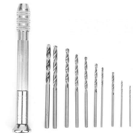 

Twisted Drills Bit Aluminum Alloy Hand Drill For Model Making