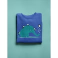 thumbnail image 3 of Image Conscious Elephant With Penguins Sweatshirt Womens -Jay Fleck Designs, Female Casual Fit, 3 of 4