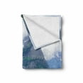 thumbnail image 2 of Glacier National Park Soft Flannel Fleece Throw Blanket, Summer Landscape with Grassy Land and Majestic Mountains, Cozy Plush for Indoor and Outdoor Use, 50" x 60", Multicolor, by Ambesonne, 2 of 6
