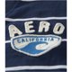 thumbnail image 2 of Camiseta adornada con cuello en V a rayas Aeropostale California Hombre Azul Grande, 2 of 2