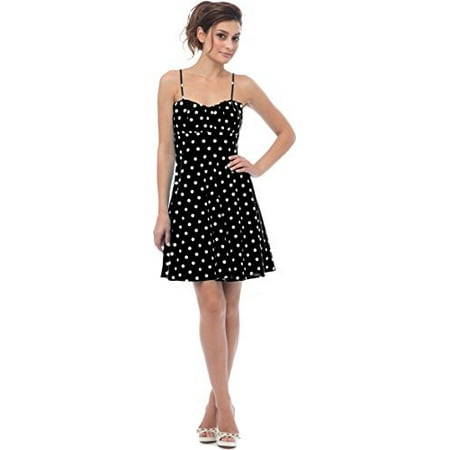 50's Retro Rockabilly Polkadot Dress Sundress