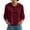 Wine, variant on Women's Hooded Cable Knit Cardigan Button Down Long Sleeve with Pockets Casual Sweater