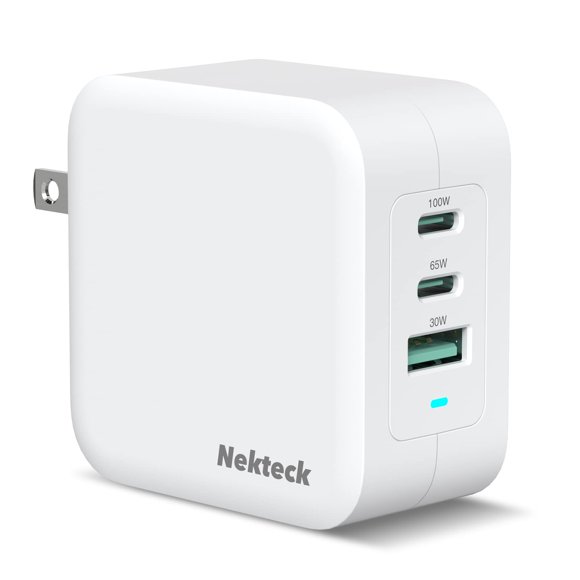 Cargador Nekteck GaN 100W USB C PD 3.0+ QC 3.0 para iPhone
