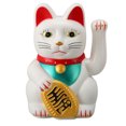 thumbnail image 2 of Chinese Lucky Cat, Battery Operated, Waving Arm, 6 Inches,  Luck Symbol, Safe Plastic Material, 2 of 8