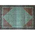 thumbnail image 1 of Ahgly Company Indoor Rectangle Persian Light Blue Traditional Area Rugs, 7' x 10', 1 of 4