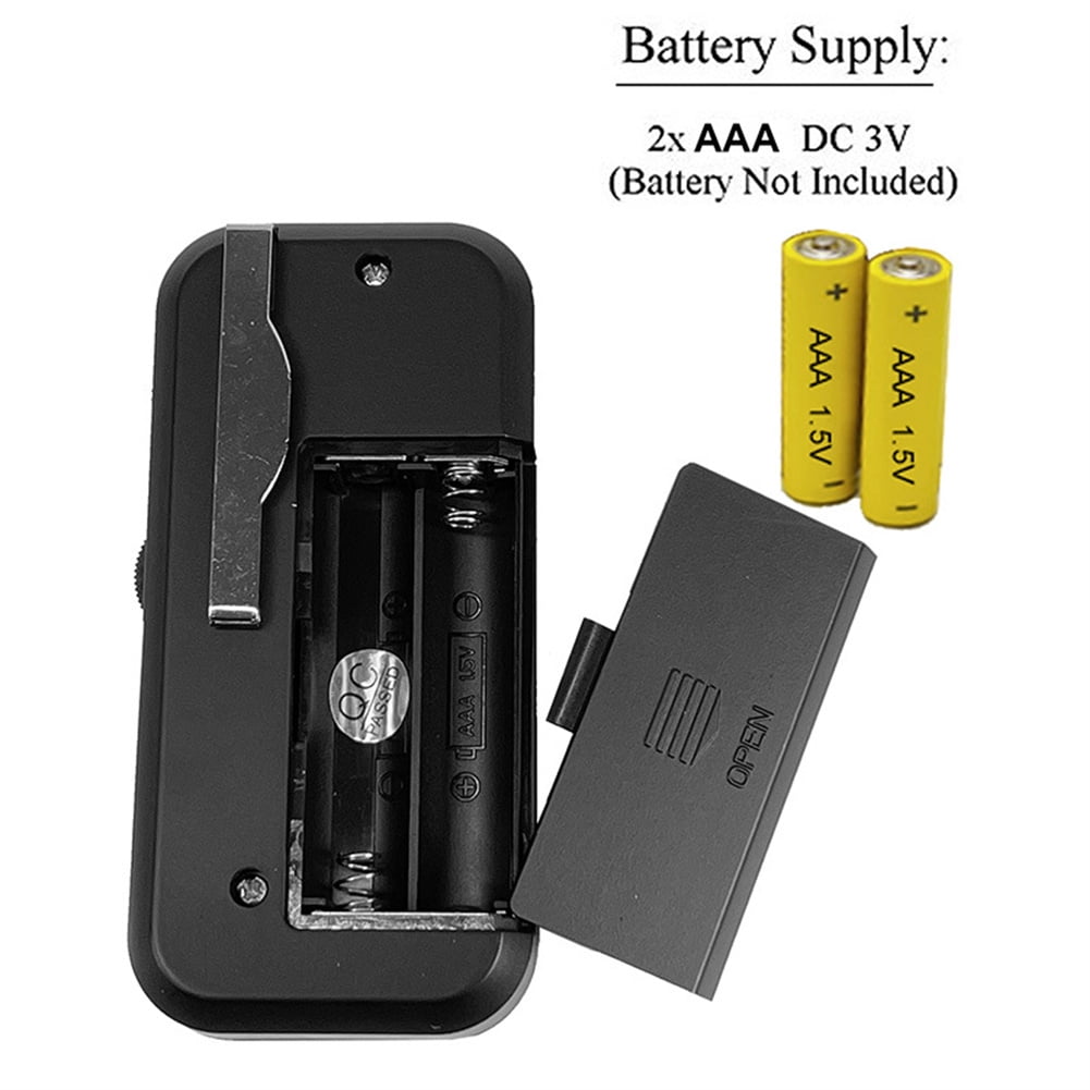 Accreate SH05 AM/FM Battery Powered Portable Pocket Radio with Headphone Jack, Black