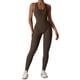 thumbnail image 1 of Traje de yoga ajustado integrado con espalda hueca para mujer, traje de yoga integrado de alta elasticidad para mujer, 1 of 1