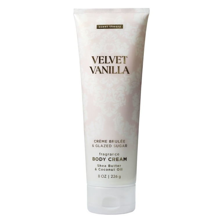 3 pack) Scent Theory Hand and Body Cream with Shea Butter, Velvet