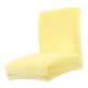 thumbnail image 5 of Fundas de terciopelo extraíbles para silla de comedor, funda elástica para taburete de bar Amarillo, 5 of 8