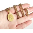 thumbnail image 3 of APSVO Gold Saint St Joseph Necklaces for Men Boys Stainless Steel Medal Pendant Chain Christian Religious Catholic Birthday Valentines Day Jewelry Gifts Teen Him Husband Dad Adults Kids Age Ideas, 3 of 6