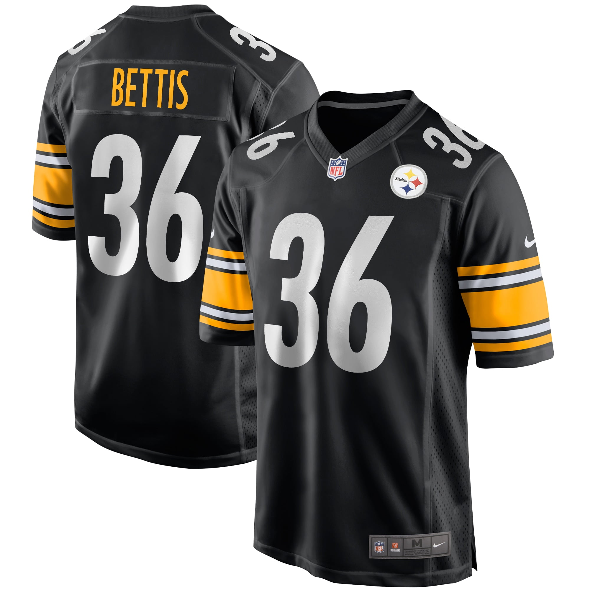 Jerome Bettis Pittsburgh Steelers Nike Game Retired Player Jersey - Black - Walmart.com