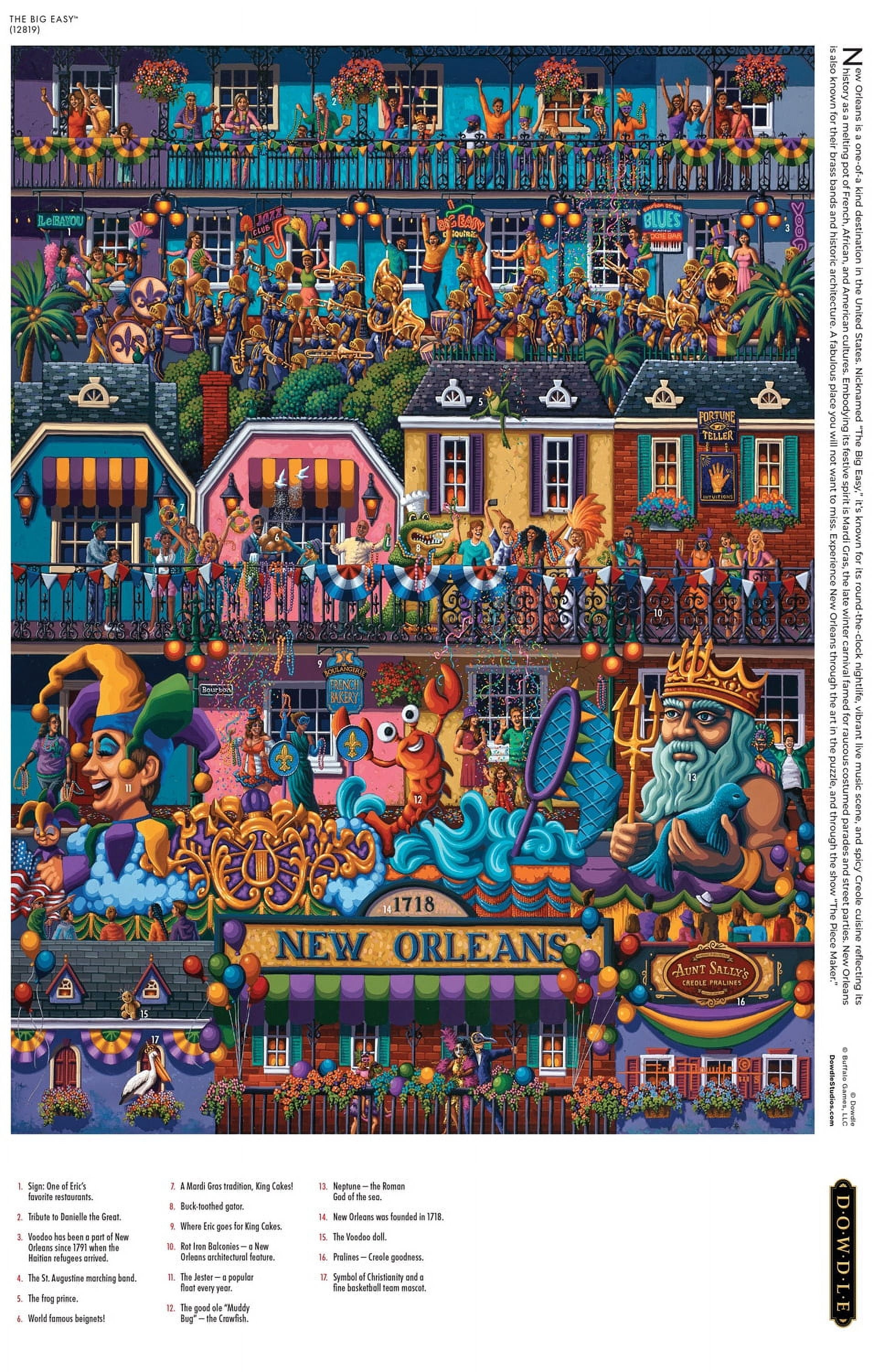 Buffalo Games 1000-Piece Eric Dowdle The Big Easy Adult Interlocking Jigsaw Puzzle