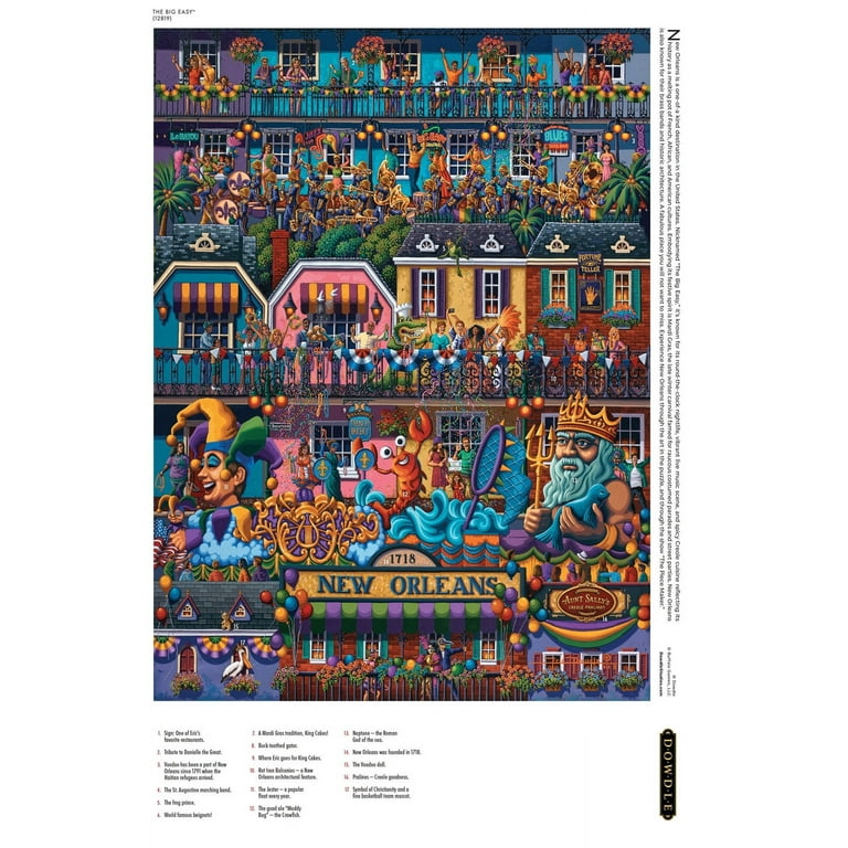 Buffalo Games 1000-Piece Eric Dowdle The Big Easy Adult