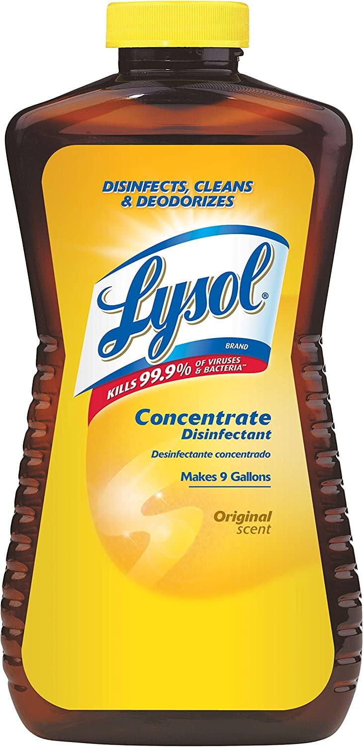 Lysol Concentrate All Purpose Cleaner Disinfectant, 12 Ounce Pack of 5