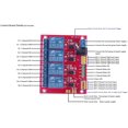 thumbnail image 2 of DC 12V 4-Channel Relay Module Optocoupler Isolation High-Low Level Trigger Optional for SCM Expansion Board TTL PLC Control (DC 12V), 2 of 8