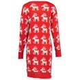 thumbnail image 3 of Women's Plus Size Long Sleeve Open Front Cardigans Soft Knit Ugly Christmas Sweater, 3 of 6