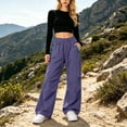 thumbnail image 5 of Womens Hiking Pants Quick Dry UPF 50 Lightweight Travel Golf Cargo Safari Waterproof Pants Zipper Pockets Summer Women Lightweight Casual Pants, 5 of 7