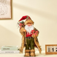 thumbnail image 1 of 30/45/60cm Santa Claus Decoration Figurine, Christmas Tabletop Desktop Ornament, Home Room Decor, High Quality, Exquisite Work, 1 of 5