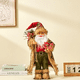 thumbnail image 3 of Figura decorativa de Papá Noel de 30/45/60 cm, adorno de mesa de Navidad, decoración de la habitación del hogar, alta calidad, trabajo exquisito, 3 of 5