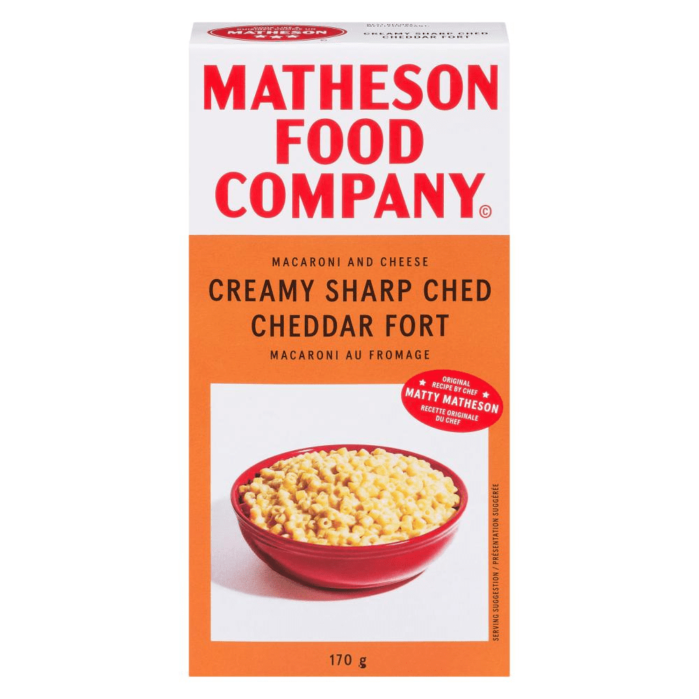 Macaroni au fromage Cheddar Fort Crémeux Boite 171g