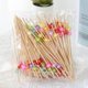 thumbnail image 2 of Xiao Hua Paquete de 100 brochetas de cóctel de 4,7 pulgadas hechas a mano, palillos de fruta para sándwich, brochetas de cóctel, suministros para fiestas, 2 of 4