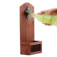 thumbnail image 1 of CNKOO 1PC Antique Wall Mounted Bottle Opener & Cap Container Cap Opener Bar Kitchen Tool Beer Opener, 1 of 10
