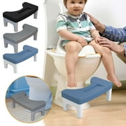 Nsxcdh Toilet Stool Squatting Footrest Booster Non Slip 8.26x6.7x6.7in Ergonomic Adjustable Plastic Pad Comfortable Bathroom Potty Stool Modern Home Gift Card