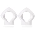 thumbnail image 1 of Wall Mount Bracket for Linksys Velop Tri-Band Whole-Home WiFi Mesh System, White, 2-Pack, 1 of 8