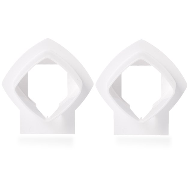 Wall Mount Bracket for Linksys Velop Tri-Band Whole-Home WiFi Mesh System, White, 2-Pack