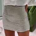 thumbnail image 4 of Women's Sequin Skirt Stretchy Bodycon Mini Skirts Night Out Party Skirt Hangers Tennis Skirts for Girls Teen Skirts Girls Skater Skirt Skirt Patterns for Sewing Women Jean Skirt for Women Stretchy Dog, 4 of 4