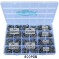 thumbnail image 2 of Fishing Hooks Freshwater Saltwater Fish Hooks Bulk Fishing Hooks Set Worm Catfish Hooks Fish Gear Equipment Supplies, 2 of 7