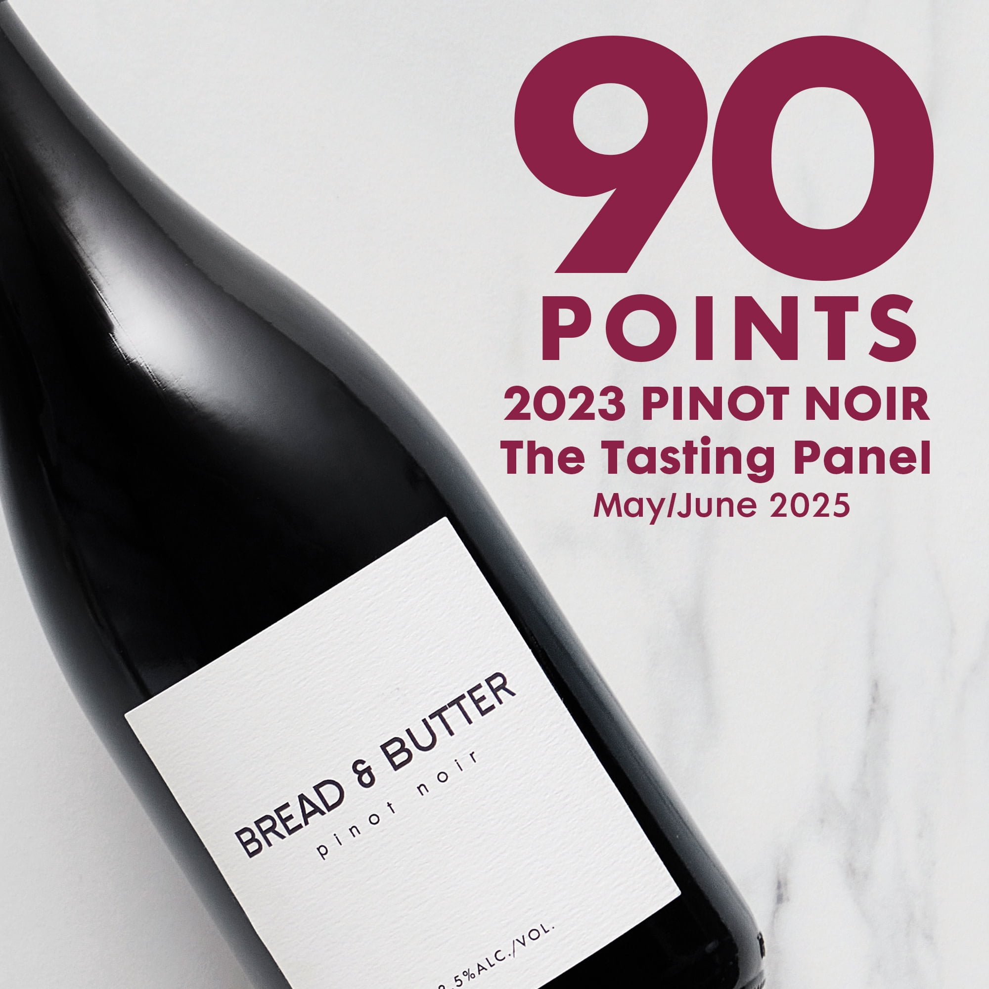 Bread & Butter, Pinot Noir, 750ml, Fruit-forward California wine