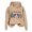 Khaki, variant on Christmas Sweatshirts for Women Women'S Long Sleeve Christmas Animal Printed Loose Hooded Tops Pullover Blouse Womens Hoodie Army Green L