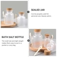 thumbnail image 2 of EeaseMX 6 juegos de botellas de sales de baño, botella de madera con corcho, 100 g, rellenables, para mascarillas en polvo, 2 of 7