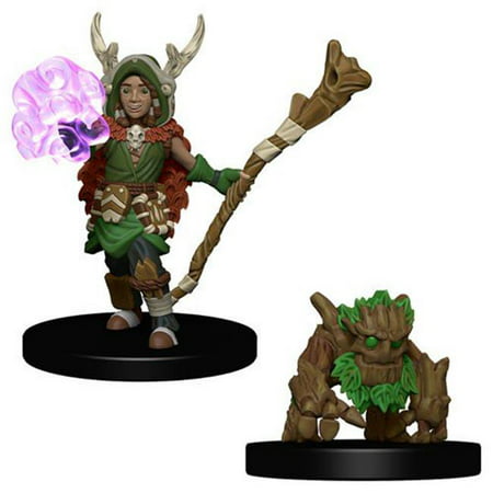 Wardlings Boy Druid & Tree Creature Painted Fantasy Miniatures WizKids