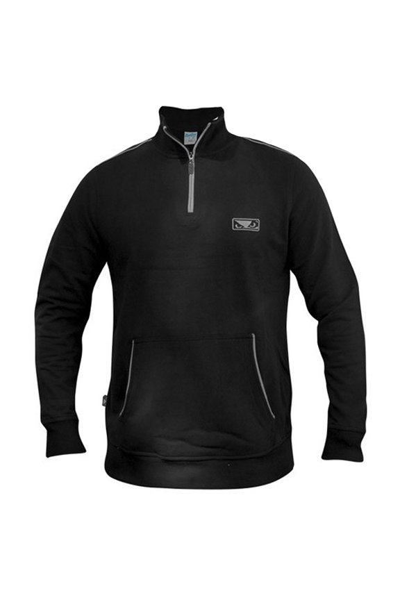 Quarter Zip Pullover Small - Black