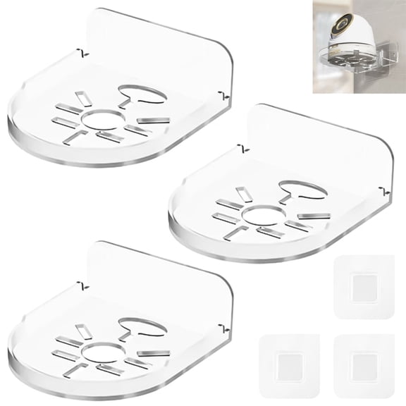 3 Pack Wall Mount Holder Compatible with Outdoor Security Camera, 360°Rotation Security Bracket,Camera Not Included