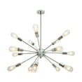 thumbnail image 5 of 15 Lights Contemporary Sputnik Chandeliers - Chrome, 5 of 7